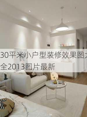 30平米小户型装修效果图大全2013图片最新